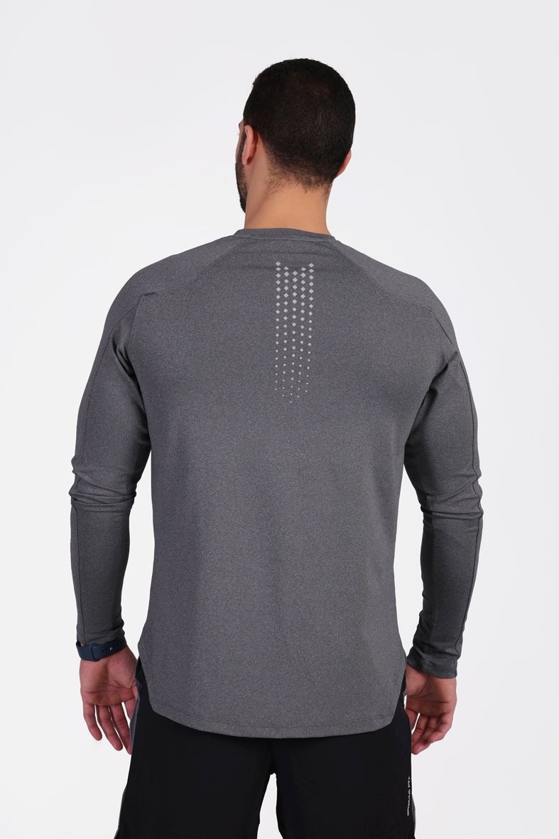 SIGMA FIT Warm Lock Tee Light Heather Gray - Image 4